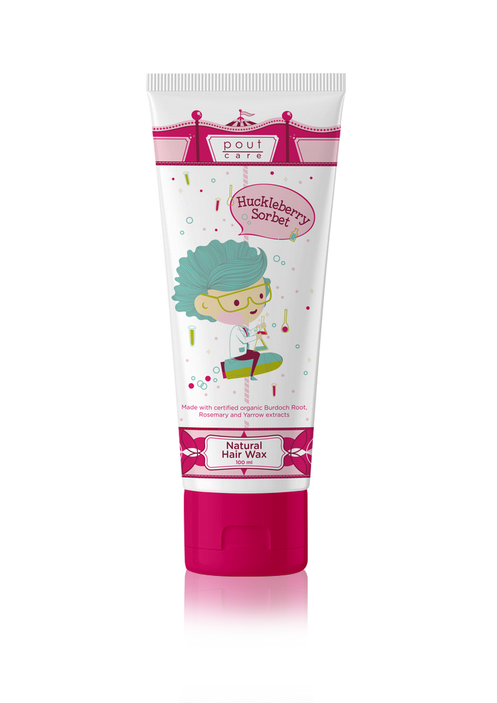 pout Care Huckleberry Sorbet Natural Hair Wax 100ml