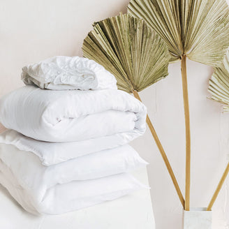 BREEZY | Naked Lab Organic Bamboo Silk Bedding Set, Naked Lab Organic Bamboo Silk Bedding Set