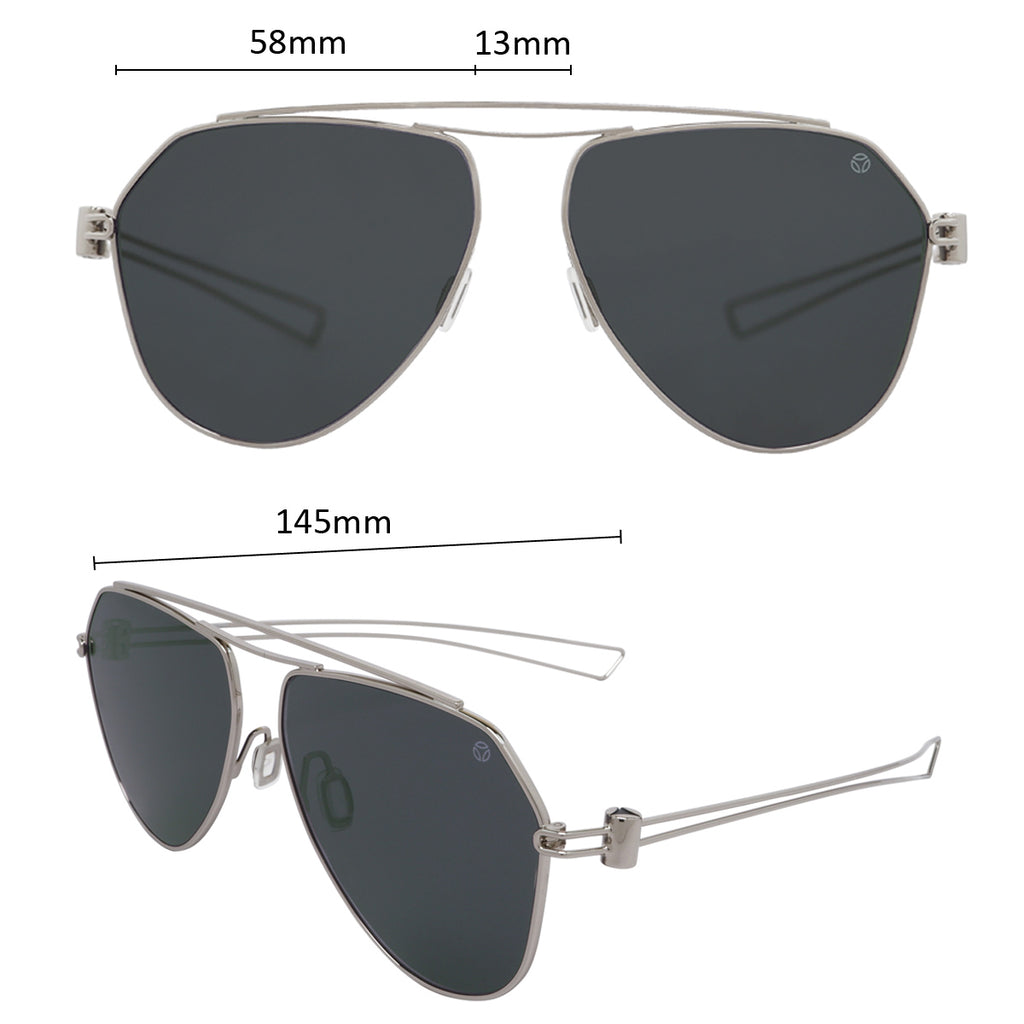 BREEZY | Momodesign eyewear MD502 Aviator metal sunglasses, Momodesign eyewear MD502 飛行員雙橋不銹鋼太陽眼鏡