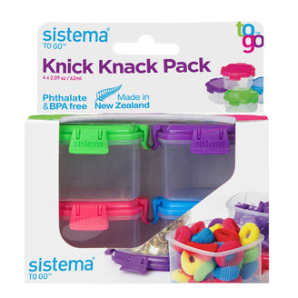BREEZY | Sistema Knick Knack Pack Mini To Go, Sistema 保存盒3件裝 (細裝)