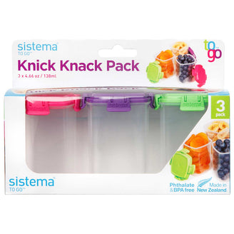 BREEZY | Sistema Knick Knack Pack Medium To Go, Sistema 保存盒3 件裝 (中裝)