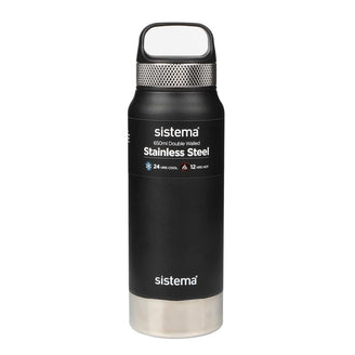BREEZY | Sistema 650ml Stainless Steel Bottle, Sistema 雙層保溫不銹鋼水樽